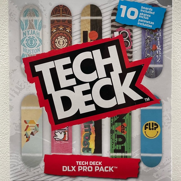 Tech Deck DLX Pro Pack 10 pack Flip,Almost PlanB,Element, Primitive new - Picture 1 of 5